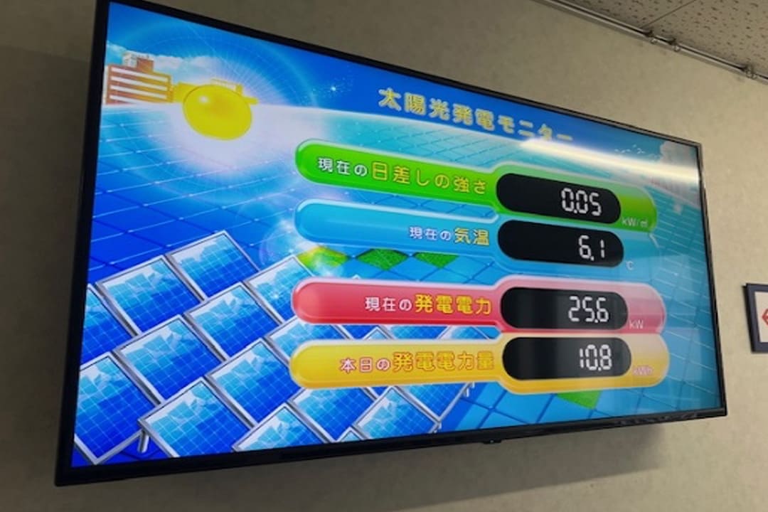 全ての工場屋根に太陽光パネル設置