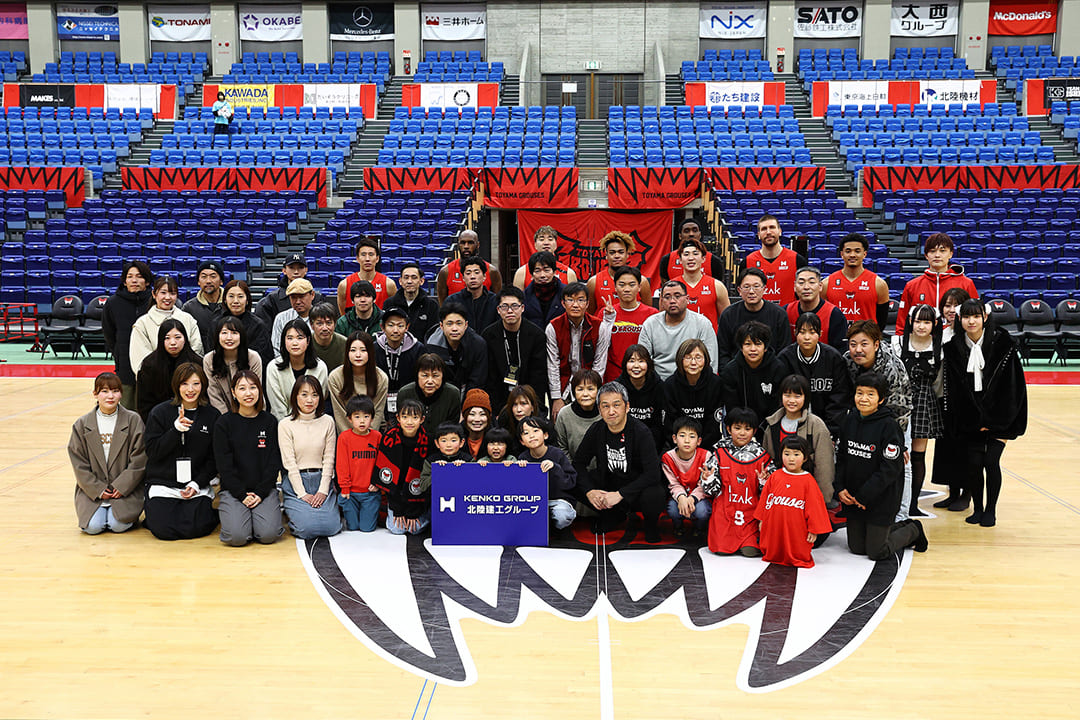 富山グラウジーズへのスポンサーシップ