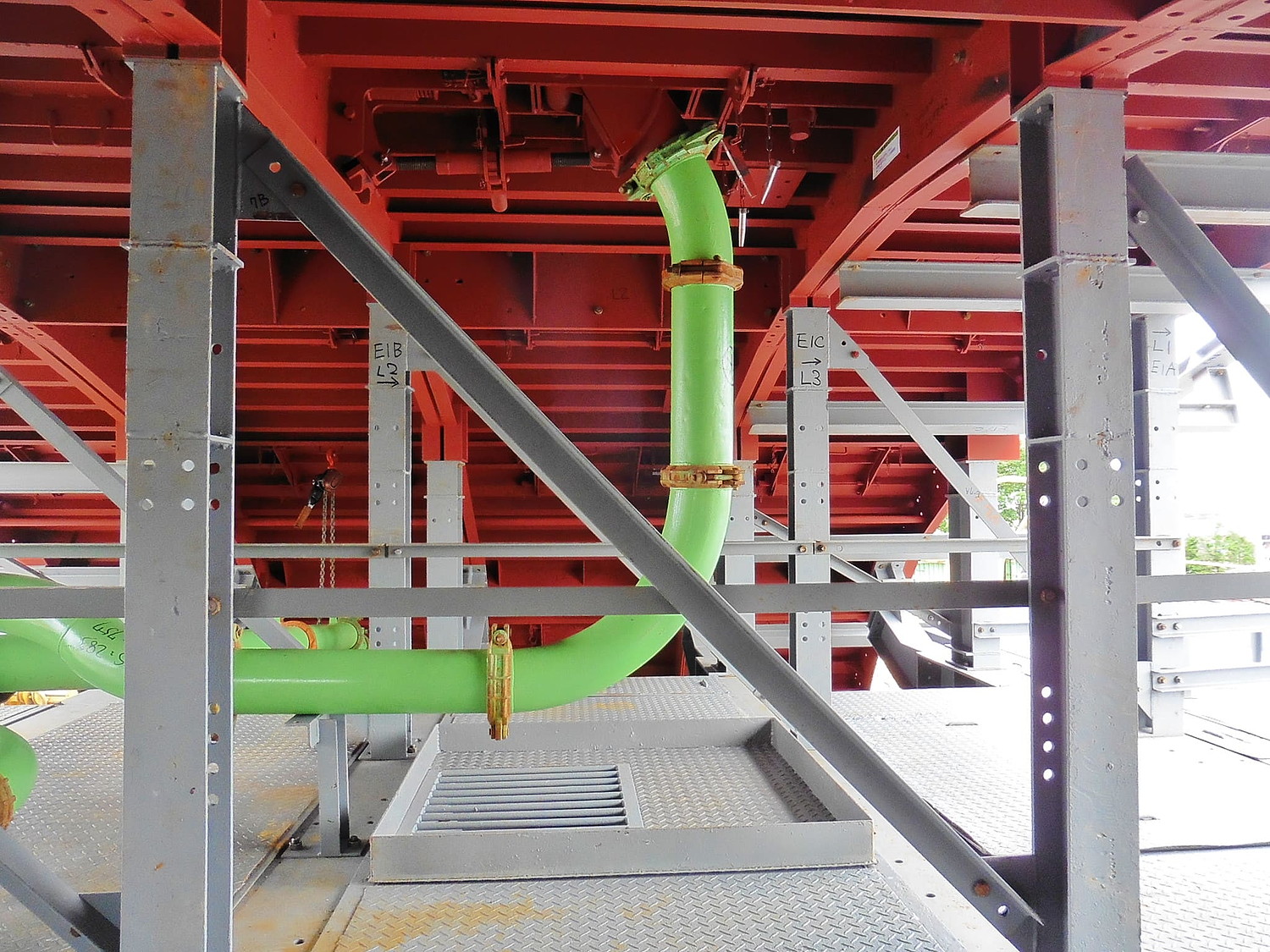 油圧式SP-Sコンクリート注入口