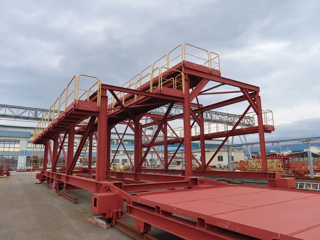 大林・三国岳　集塵機台車|北陸建工グループ | Future−鉄でつくる未来−