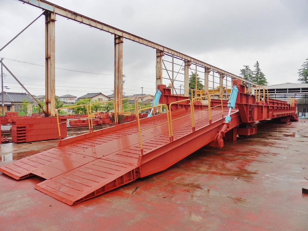 奥村・樫曲　移動桟橋|北陸建工グループ | Future−鉄でつくる未来−