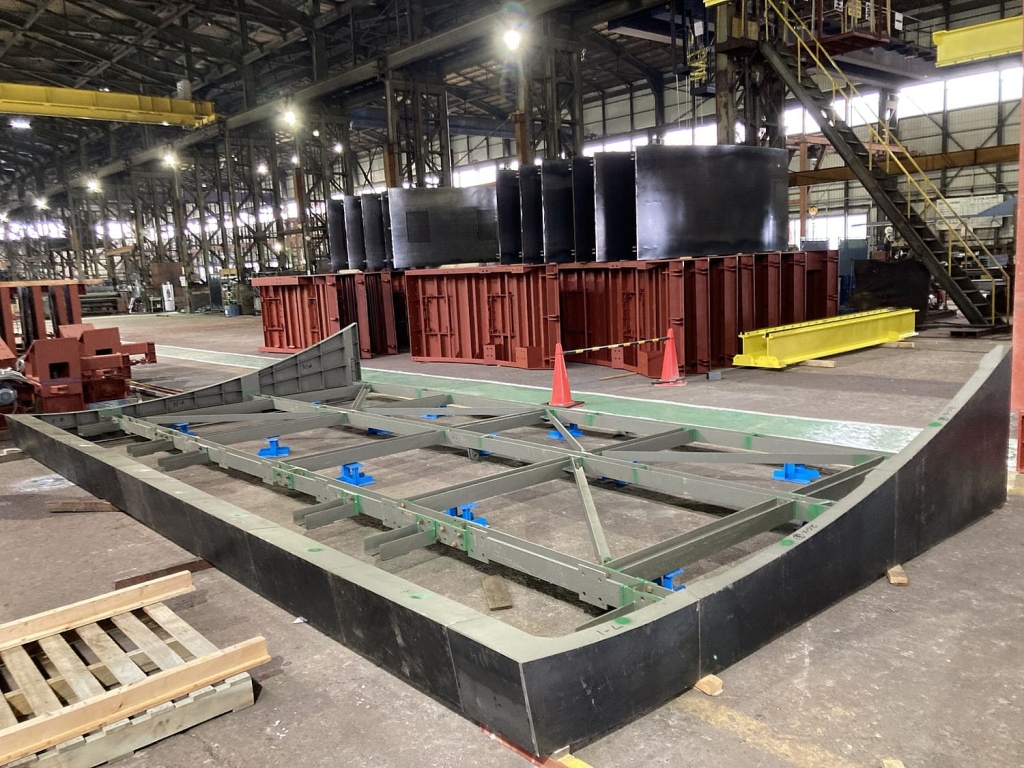 西松・台場山　器材坑型枠　直線|北陸建工グループ | Future−鉄でつくる未来−