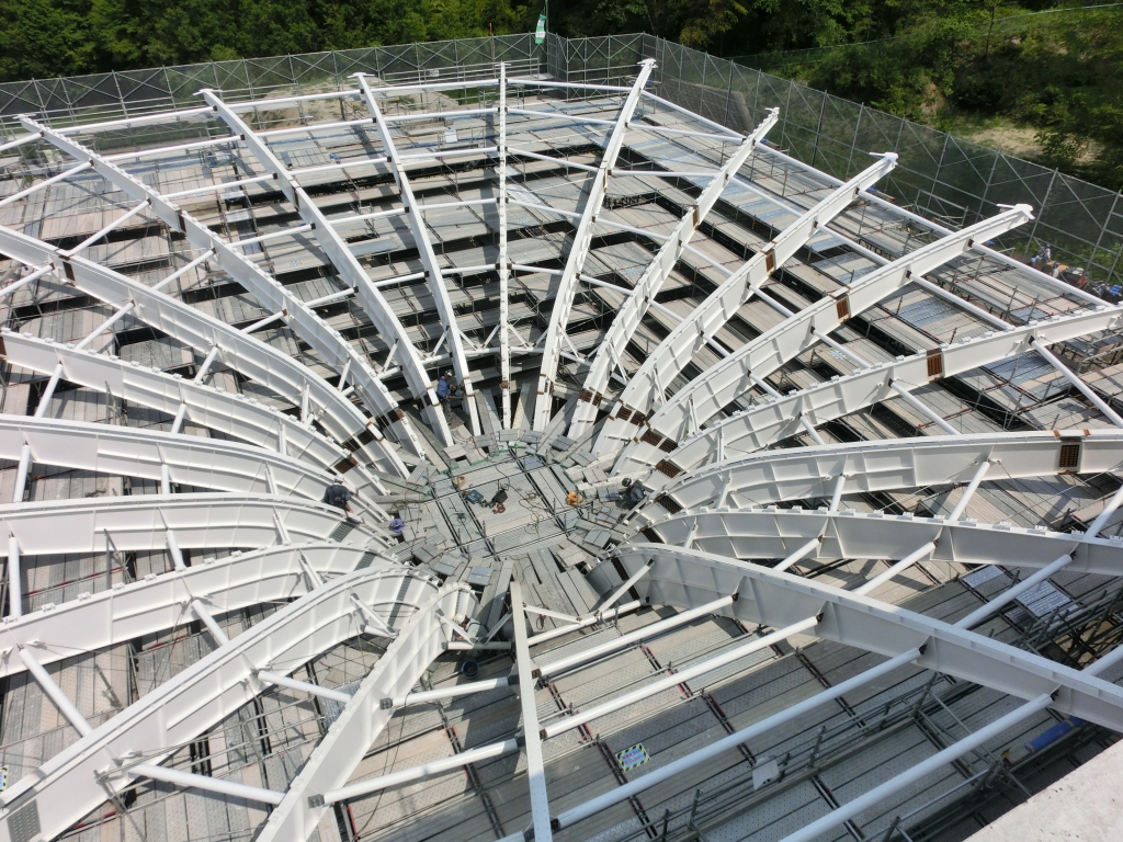 MSTコーポレーション拡張計画（膜屋根）|北陸建工グループ