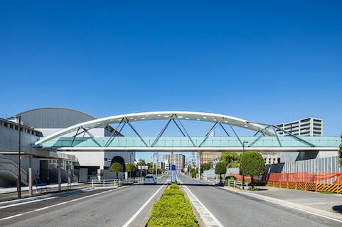 岩国東小中学校 さくら橋|北陸建工グループ